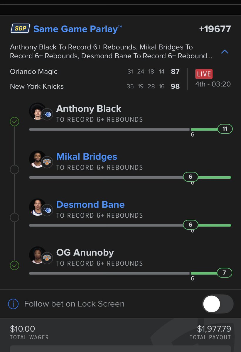 🧿 Manifestation Version
Energy was right, timing was perfect, rebounds were falling straight into my destiny 🙏🏾💰

$10 ➜ $1,977.79
Blessings activated ✨