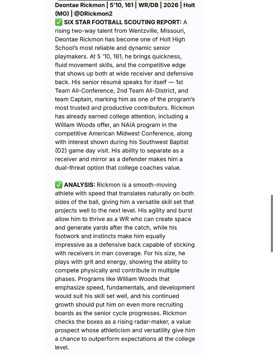 Deontae Rickmon tweet media