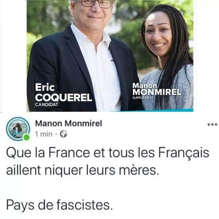 Saint-Ouen (93) : Manon Monmirel, tête de liste LFI pour les municipales de 2026, lancera sa campagne en présence d'Assa Traoré et d'Eric Coquerel ; elle avait déjà fait parler d'elle pour un message anti-France et Français