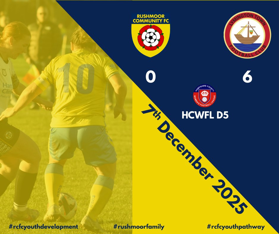 Rushmoor put in a determined performance today, holding strong for 33 minutes before finally conceding. 
We ended the game on the front foot and take the positives into the next match. We wish Lymington all the best for the rest of their season.