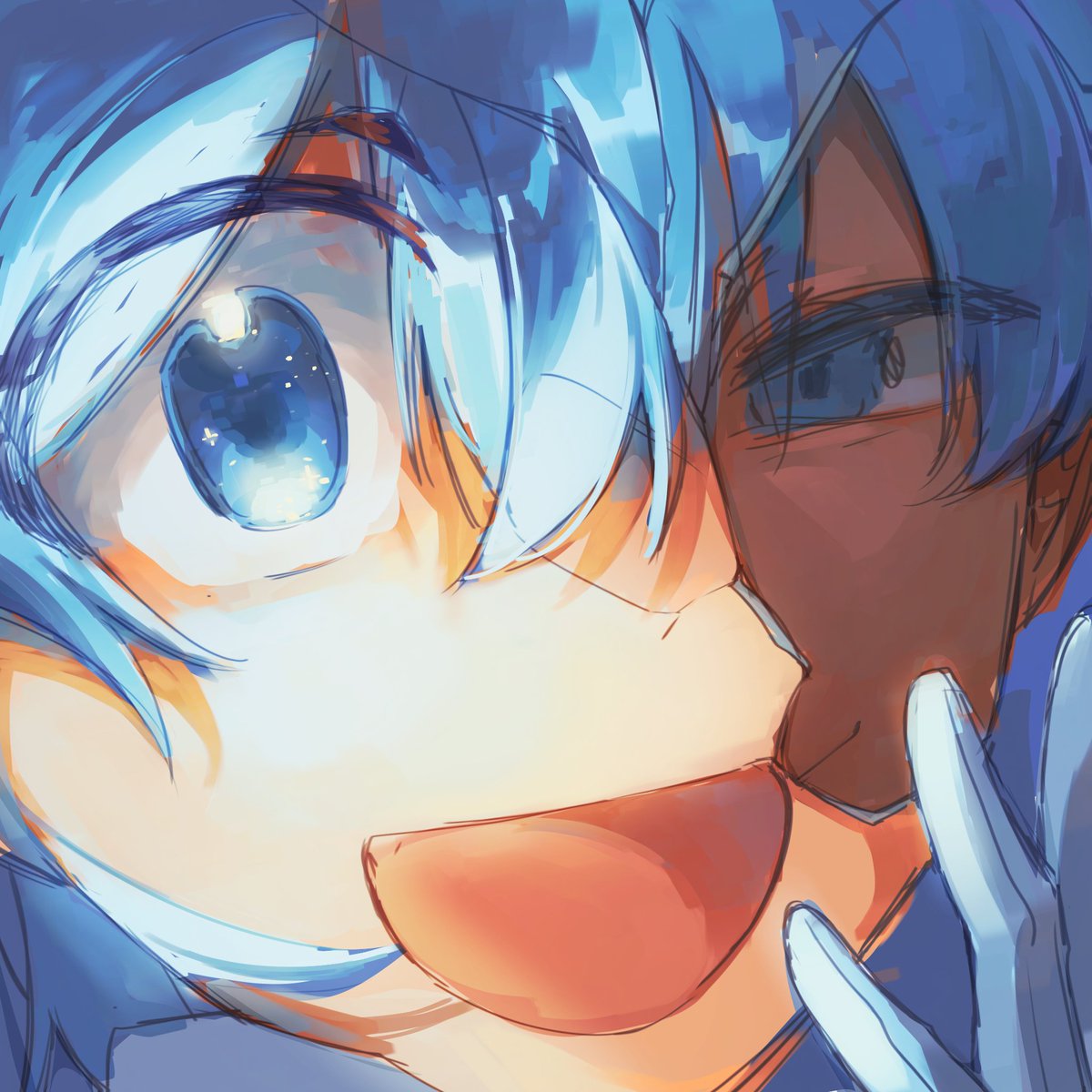 I did the broken mask trend-- #魔入間 #mairuma #入間くん #if魔