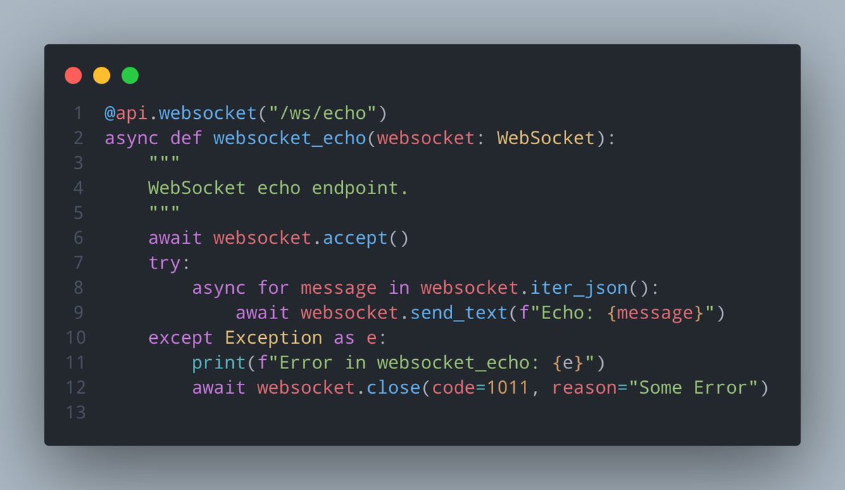 FarhanAliRaza4's tweet image. Django-bolt 0.3.12 Update

Django-bolt now has websockets support. 🎉

uv add django-bolt 
// Fastest Python web framework powered by Rust and Django