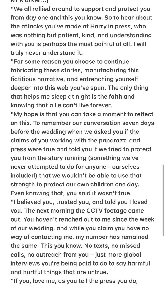 theroyaleditor's tweet image. 1 of 2:
The letter from Meghan Sussex that Thomas Markle Sr sold to the fail, still heartbreaking.....