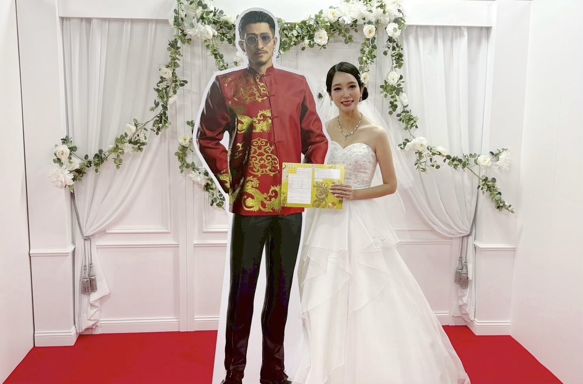 龍が如く　缶バッジコレクション　趙天佑　婚ver. 冠婚葬祭展 龍が如く 冠婚葬祭展 缶バッジ 婚 趙天佑