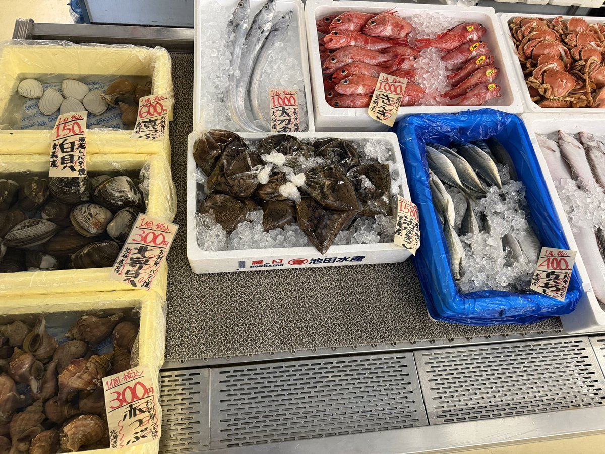 おはようございます🔆 12月8日月曜日の対面です🐟 本日炊きたてのたこ