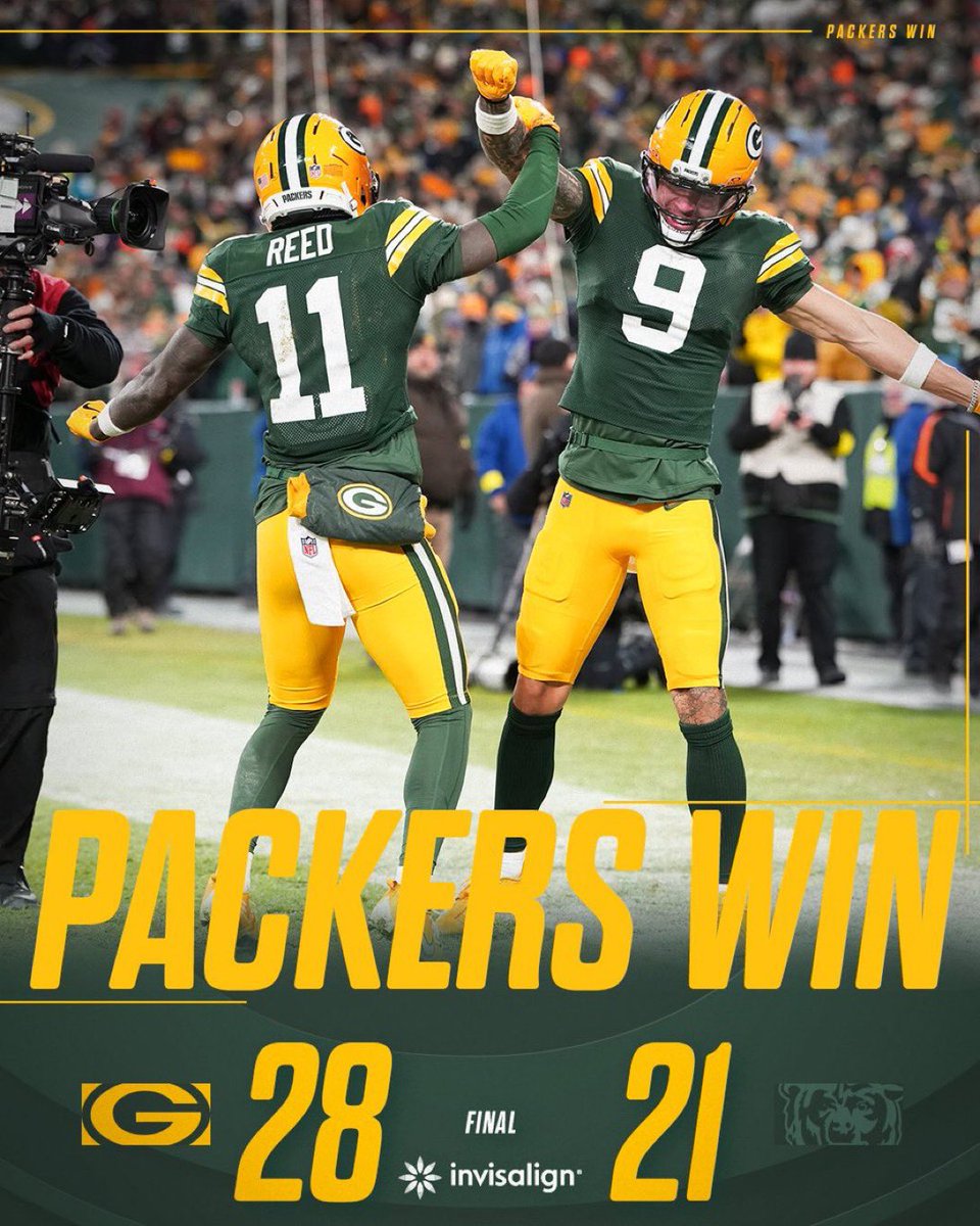 MAX WINNERRRRR🤑🤑

Packers -6 (-120) 5U✅✅

2025 MAXES: 27-7 +55.43 units🤯📈

NO ONE BETTER AT MAX PLAYS. THIS IS AN INSANE RUN…