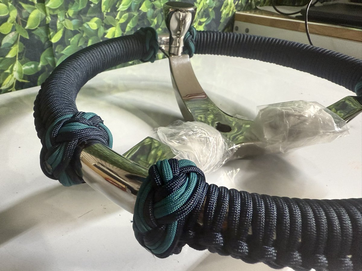 elboster81's tweet photo. Check out Paracord-Wrapped Stainless Steel Marine Steering Wheel https://t.co/HCMSEKS1AR #eBay via @eBay https://t.co/lyMDxPXTlA