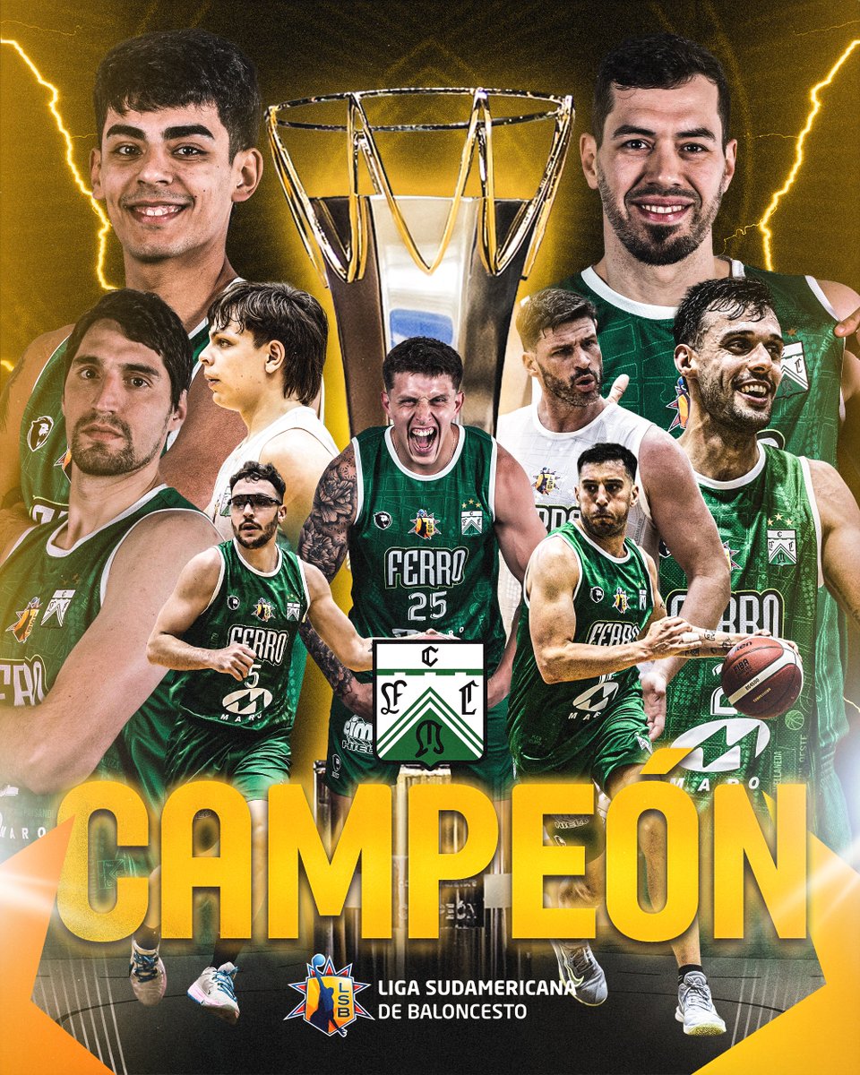 FERRO CARRIL OESTE CAMPEÓN DE LA LIGA SURAMERICANA 2025 🏆🔥 #LSB