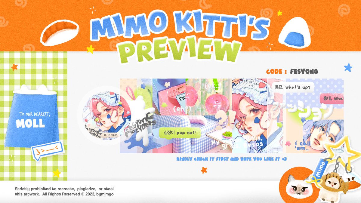 paket layout milik kak moll sudah sampai!! &gt;__o boleh dijemput ke dm mimo yaap kalo kakak sukaa 💗🐟