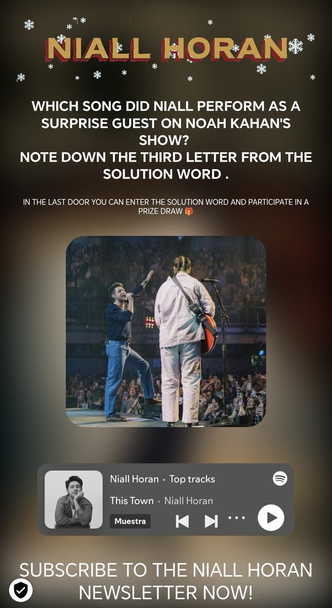 Niall Horan's advent calendar December 7th is available!  https://t.co/48avuMW9QR, image size:656x1200