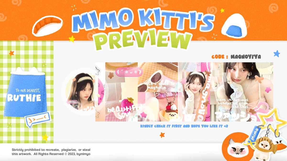 pakeeeeet! layout milik kak ruth sudah sampaai 🛻🌸 boleh dijemput ke dm mimo kalo kakak sukaa &gt;___&lt;