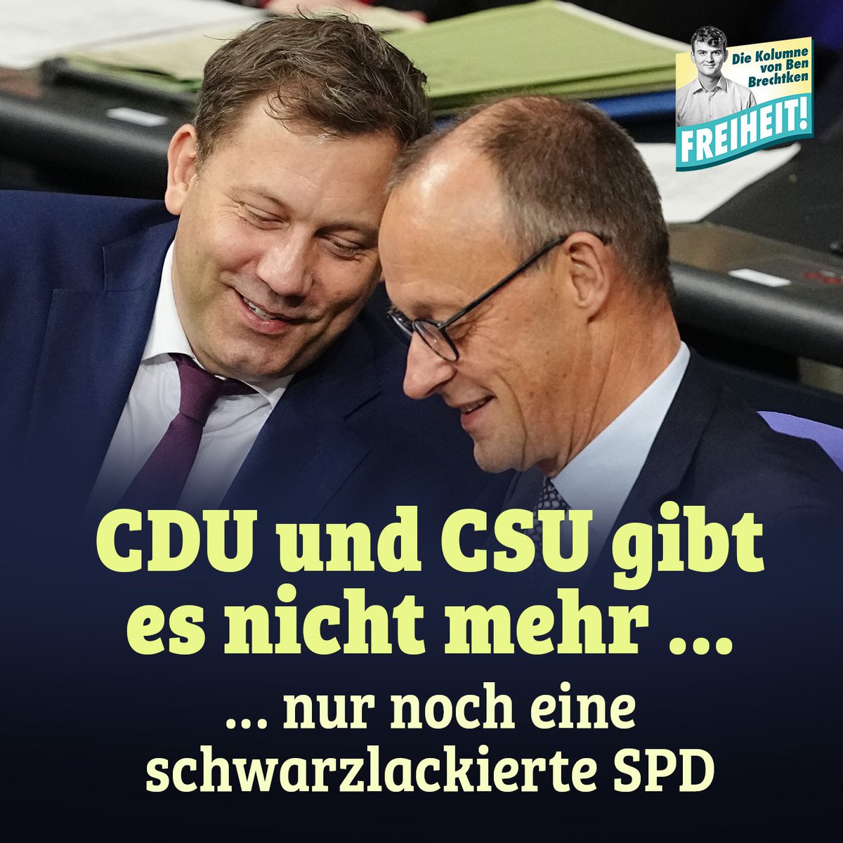Bei NIUS hat es langsam auch "Klick" gemacht.
#CDUCSUSPDGRÜNEFDPLINKEPartei

nius.de/kommentar/news…