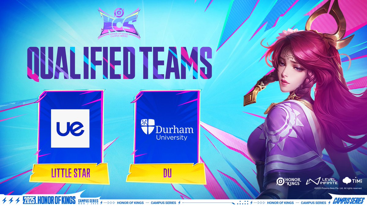👑 Little Star and DU punch their ticket to the HoK Campus Series Finals! 👑

They battled through Qualifier 2 and now stand among the top university squads competing for the campus title.

👏 GGWP to every team that stepped onto the battlefield this Qualifier!

🗓️ Finals drop on