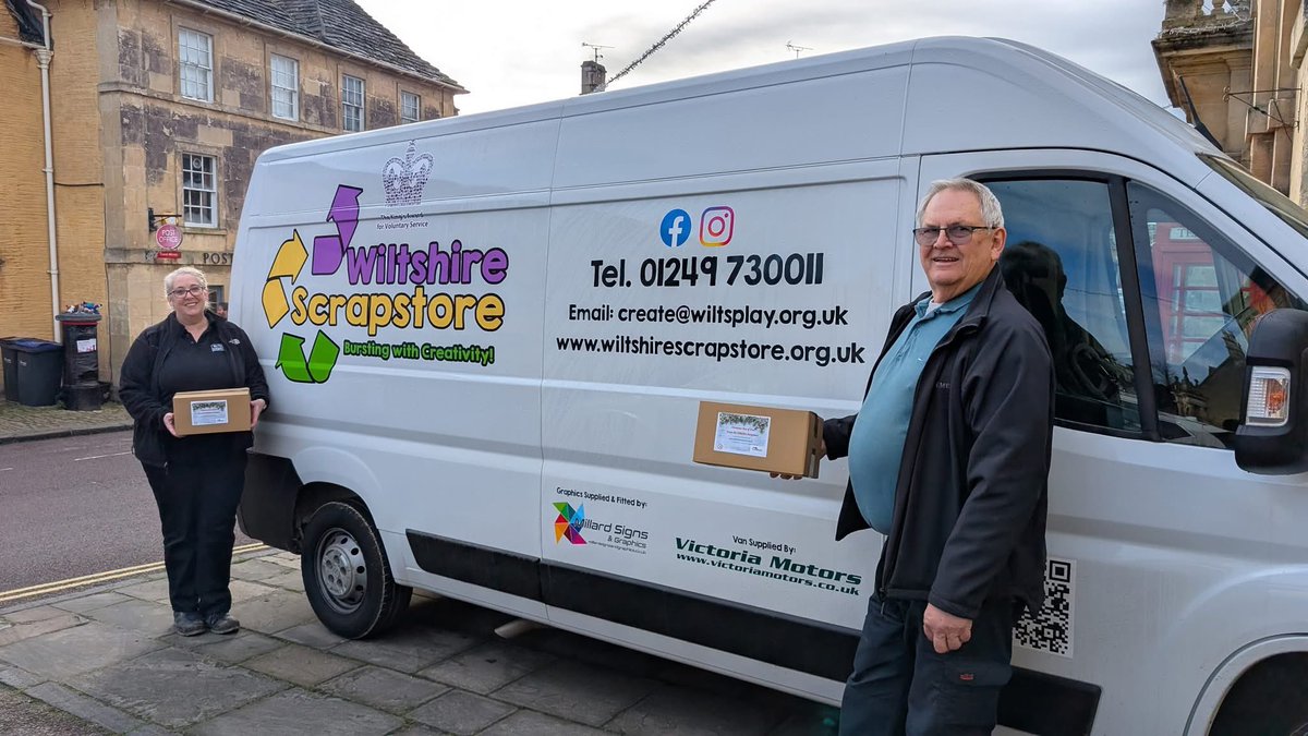 WScrapstore's tweet photo. Thanks to funding from Corsham Area Board, we delivered 190 Christmas craftboxes to Corsham Primary School, Corsham Regis Primary Academy, St Patrick's Catholic Primary School &amp; Neston Primary School. These boxes will help disadvantaged children get creative during the holidays https://t.co/7nXz0cBv4U