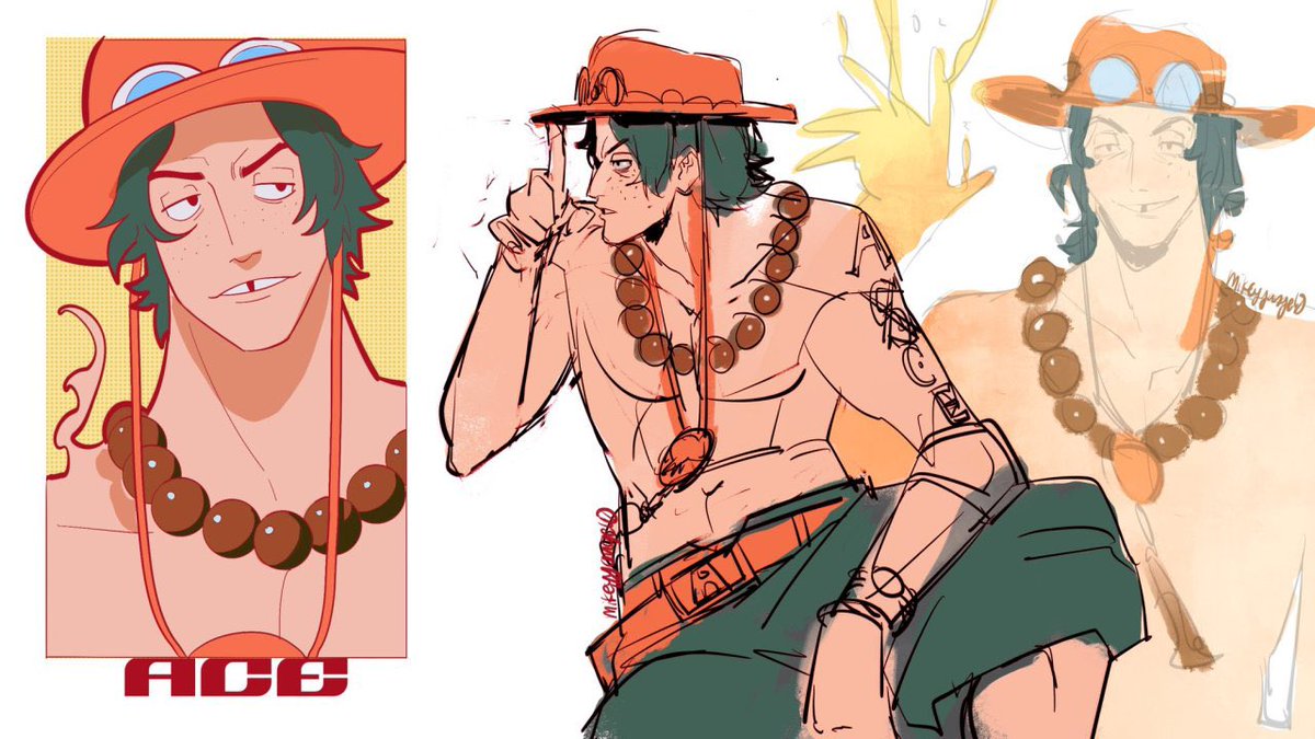 MikeyyAngel0's tweet photo. Heres some old art of my ace :D https://t.co/p25BFqbUxG