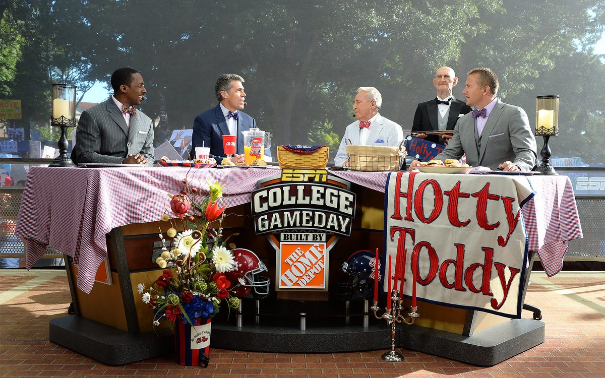 Ahem, <a href="/CollegeGameDay/">College GameDay</a> it’s time to come back to The Grove for the #CollegeFootballPlayoff #CollegeGameDay <a href="/PatMcAfeeShow/">Pat McAfee</a> <a href="/KirkHerbstreit/">Kirk Herbstreit</a> <a href="/OleMissFB/">Ole Miss Football</a> <a href="/cityofoxford/">City of Oxford</a>