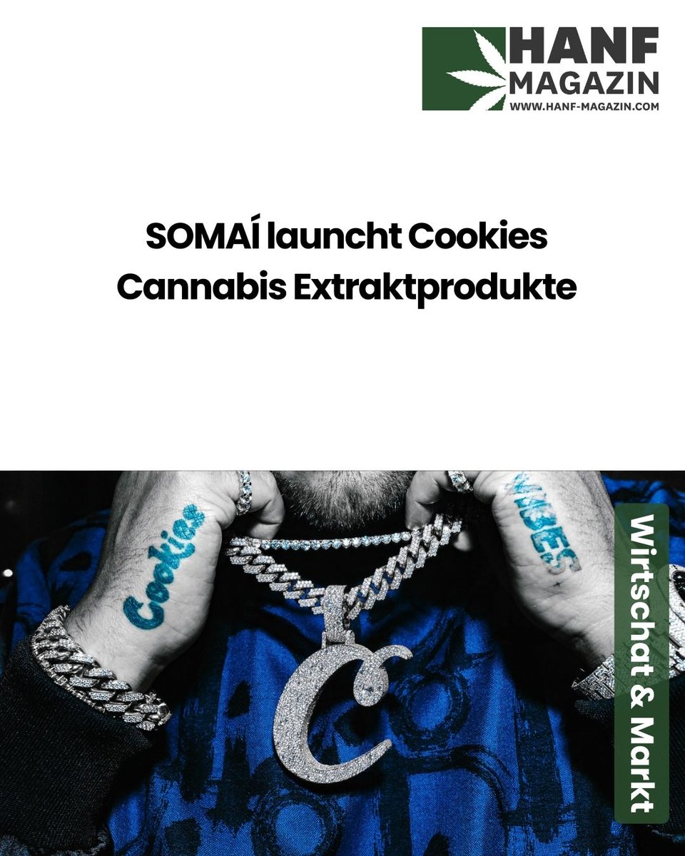 hanfmagazin's tweet photo. Cookies startet gemeinsam mit SOMAÍ in Europa!
Extrakte &amp; Genetiken jetzt auch bei uns verfügbar 🌿
👉 https://t.co/uA9NZkWiPL
#Cookies #SOMAI #Berner #Genetiken #Pharma #Innovation #Hanfmagazin https://t.co/tqwIZBwjso