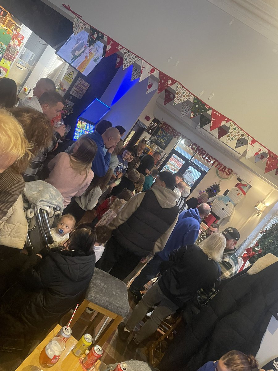 Santas Grotto 2025 at the Waggon &amp; Horses today thanks to everyone that attended. 

The Christmas hamper raffle and today’s event has raised the club £310.