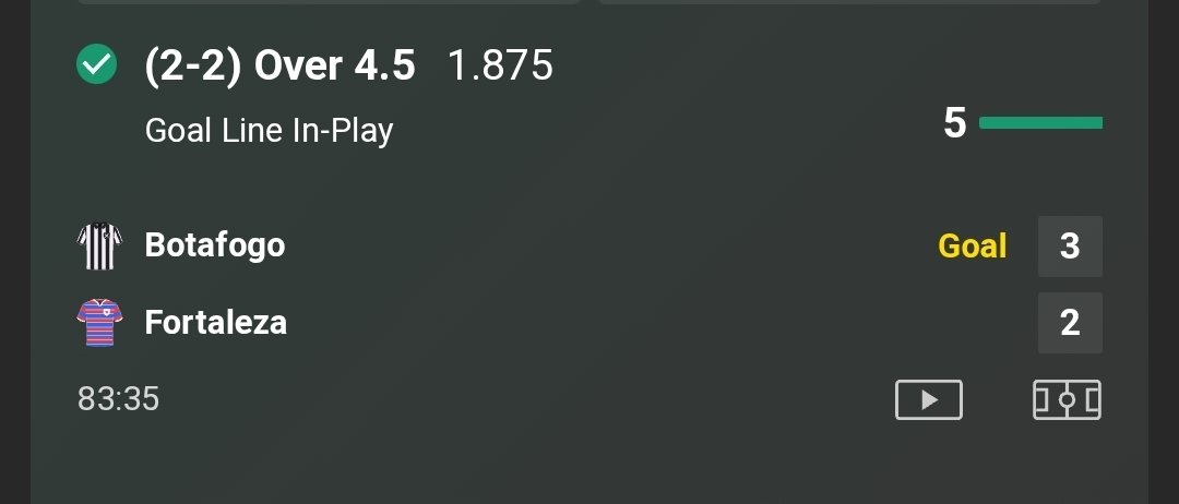 wizard_season's tweet photo. 🚨 Wizard Strikes again @ 1.88 🔥✅️

Botafogo get the all goal and that's 6 inplay winners in a row ✅️✅️✅️✅️✅️✅️

Like if you got on folks! 🤝💰 https://t.co/926ILA9v9e
