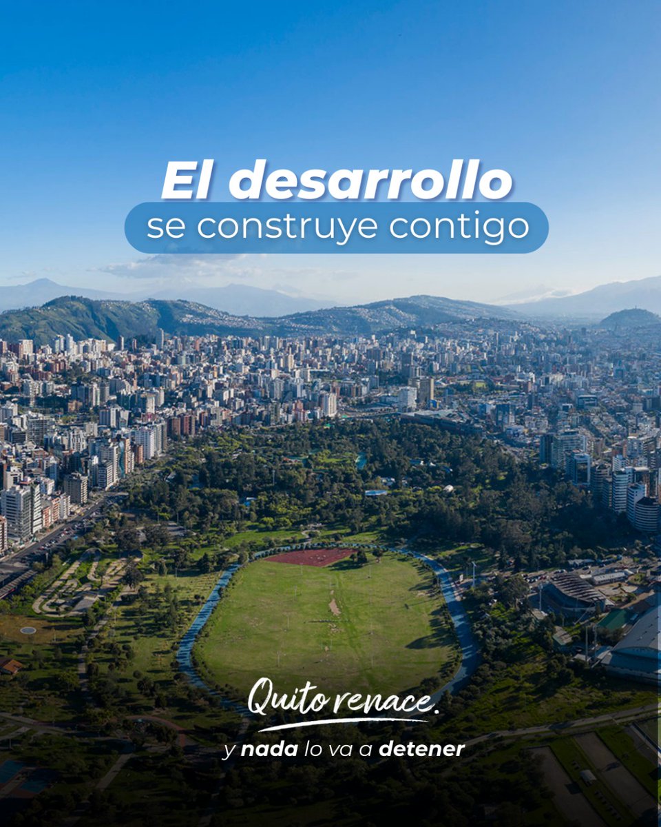 🟦🟥🟦 #Quito491Años | Quito avanza con inversión pública y privada que transforma barrios y genera empleo.

📈 USD 678 millones comprometidos desde el sector privado.
🏗️ +USD 1 360 millones en obras públicas en solo 2 años.

#QuitoNoSeDetiene #QuitoRenace