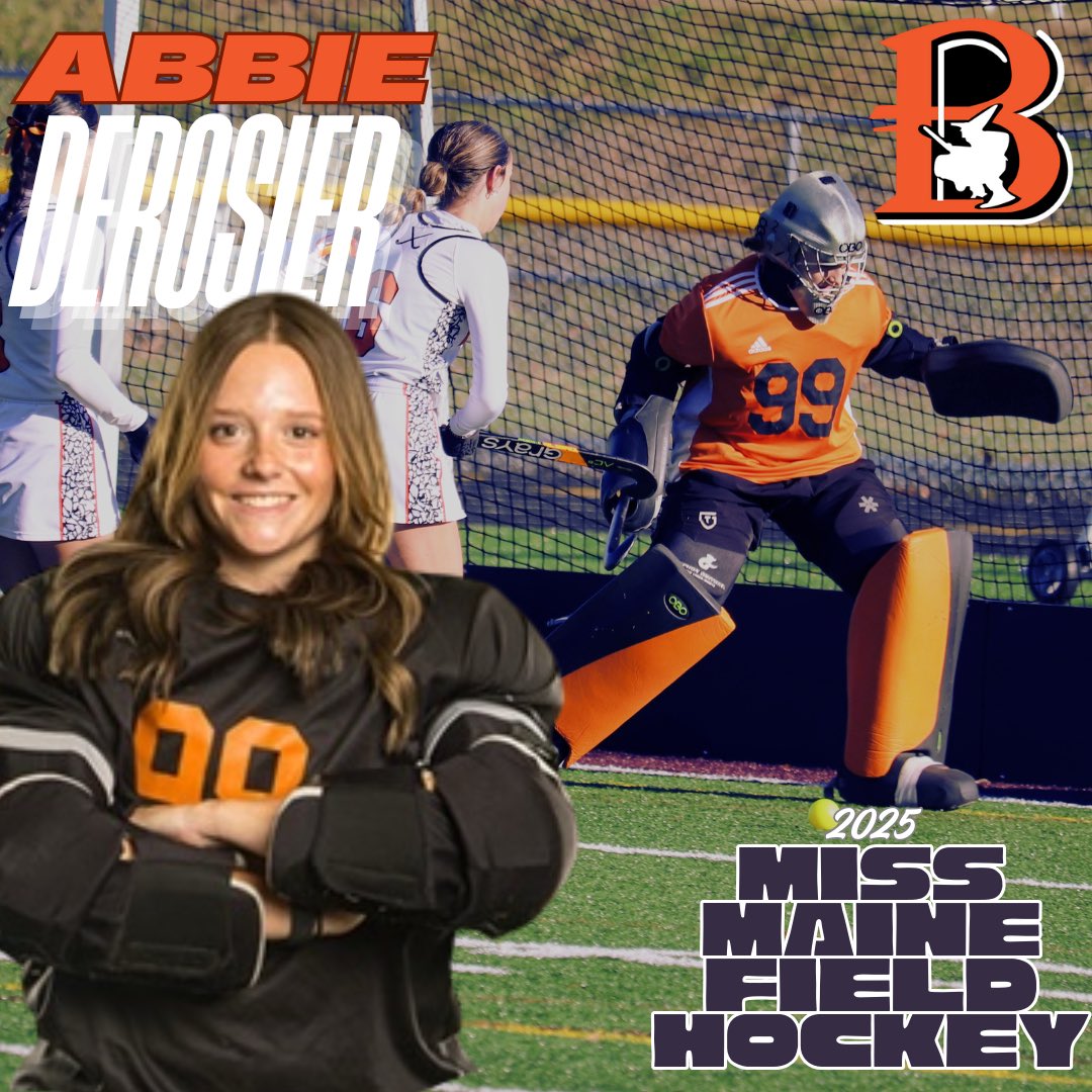 BrewerWitches's tweet photo. we have a MISS MAINE FIELD HOCKEY recipient !!!

Senior goalkeeper ABBIE DEROSIER was given the states top honor by the Maine Field Hockey Coaches Association 

We are so proud of you!

#GoWitches 🧙🏼 https://t.co/r7O4xAYshM