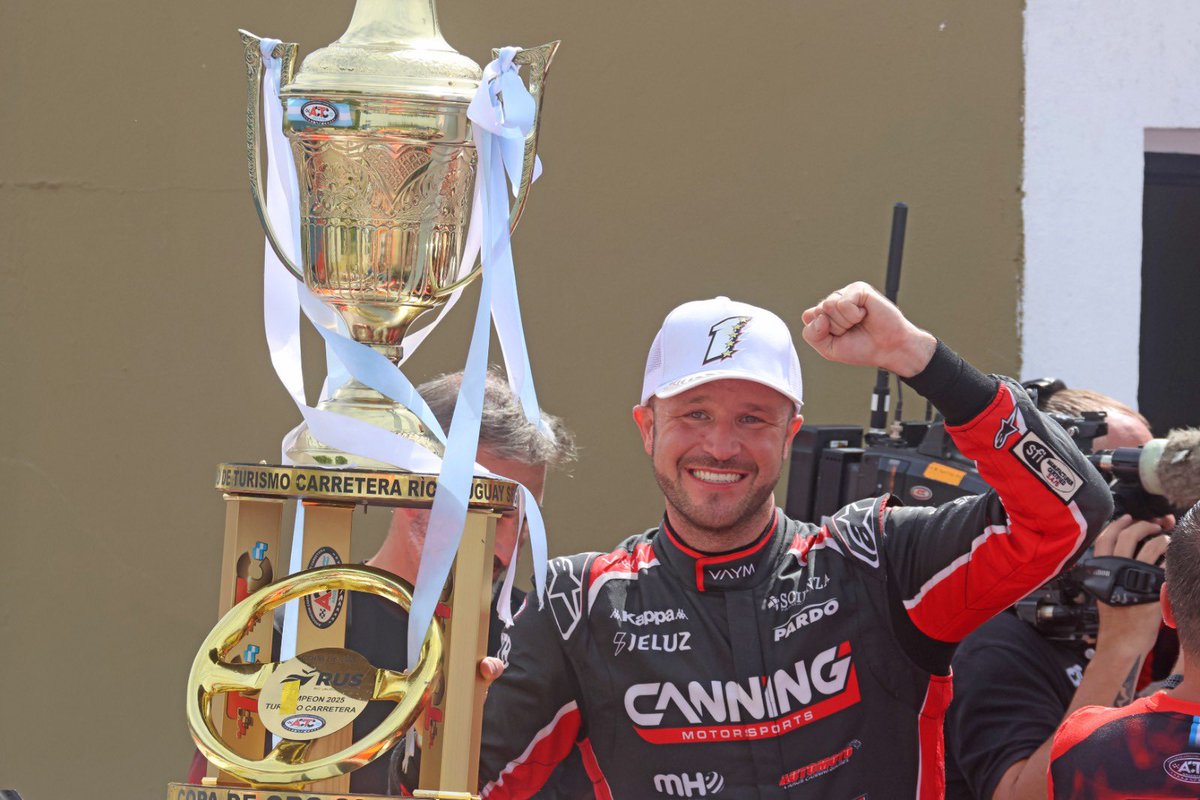 🖐🏼 ¡@agustincanapino se consagró por quinta vez campeón del Turismo Carretera en La Plata! 🏆
