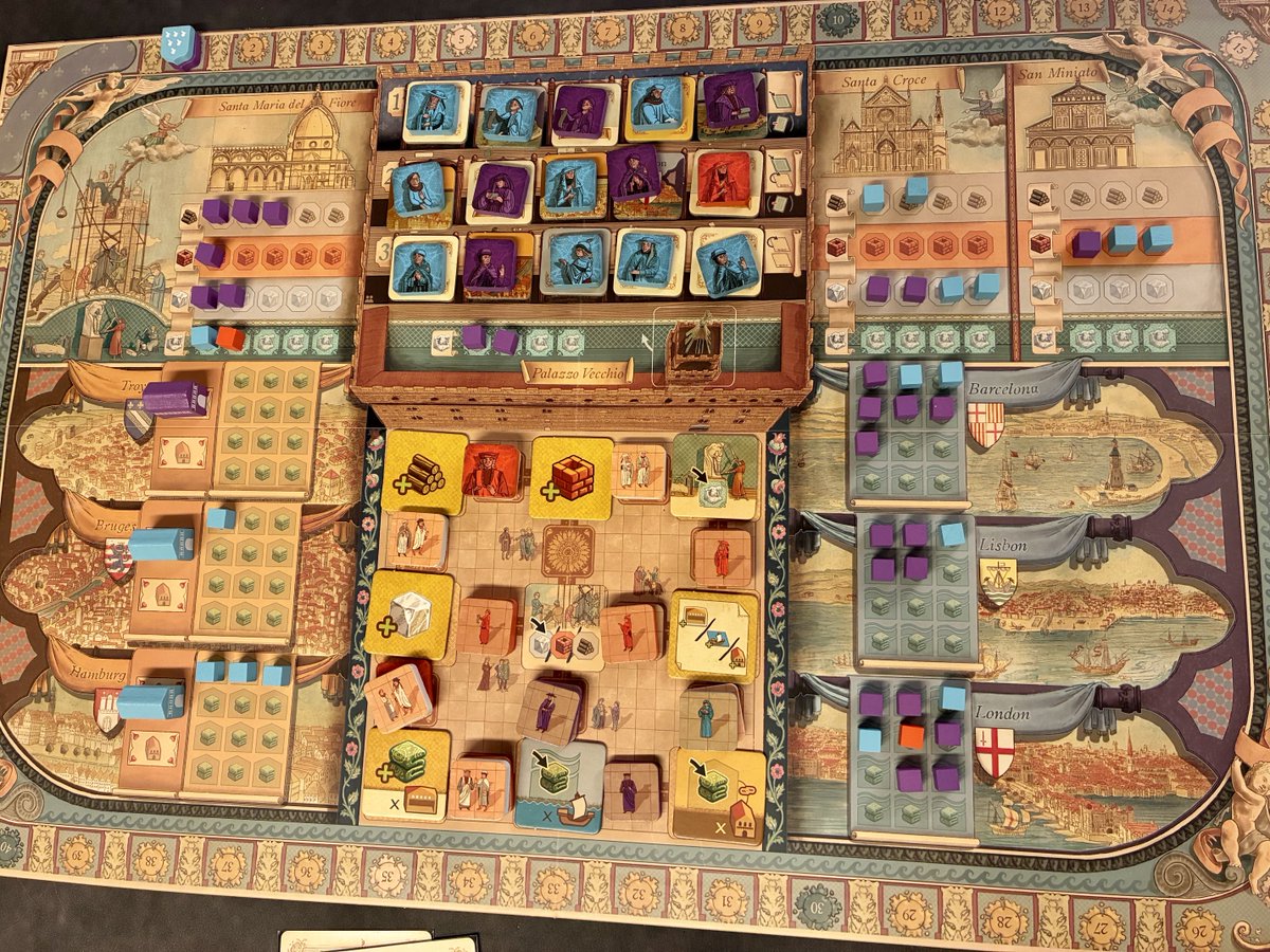 Mitch_boardgame's tweet photo. #Calimala : score très serré ce soir ! Et belle partie tendue. Ce jeu est vraiment bien 😀 https://t.co/DABKdjcCWB