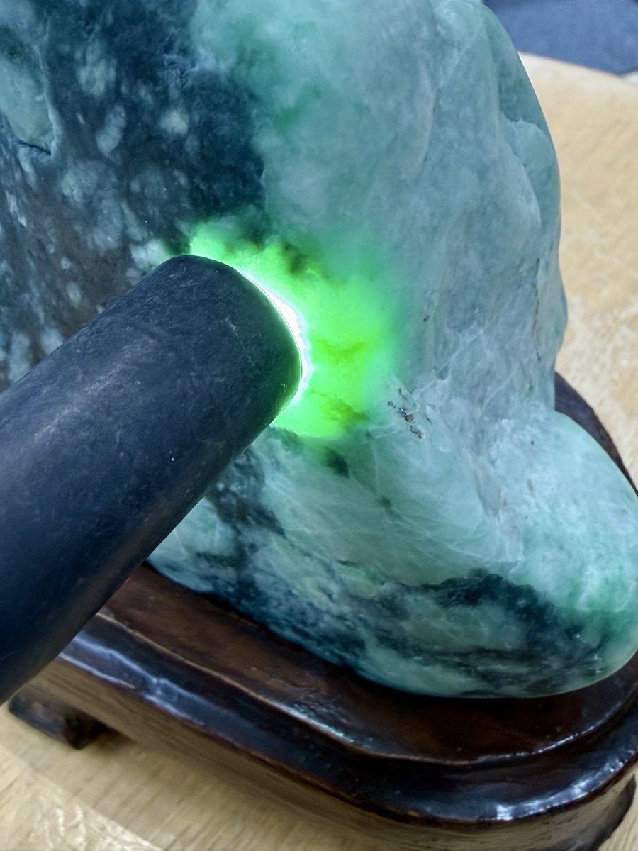 今日のヒスイは、 「ザ・金山⚫️🟢‼️」です😁 金山系（金山谷）と言