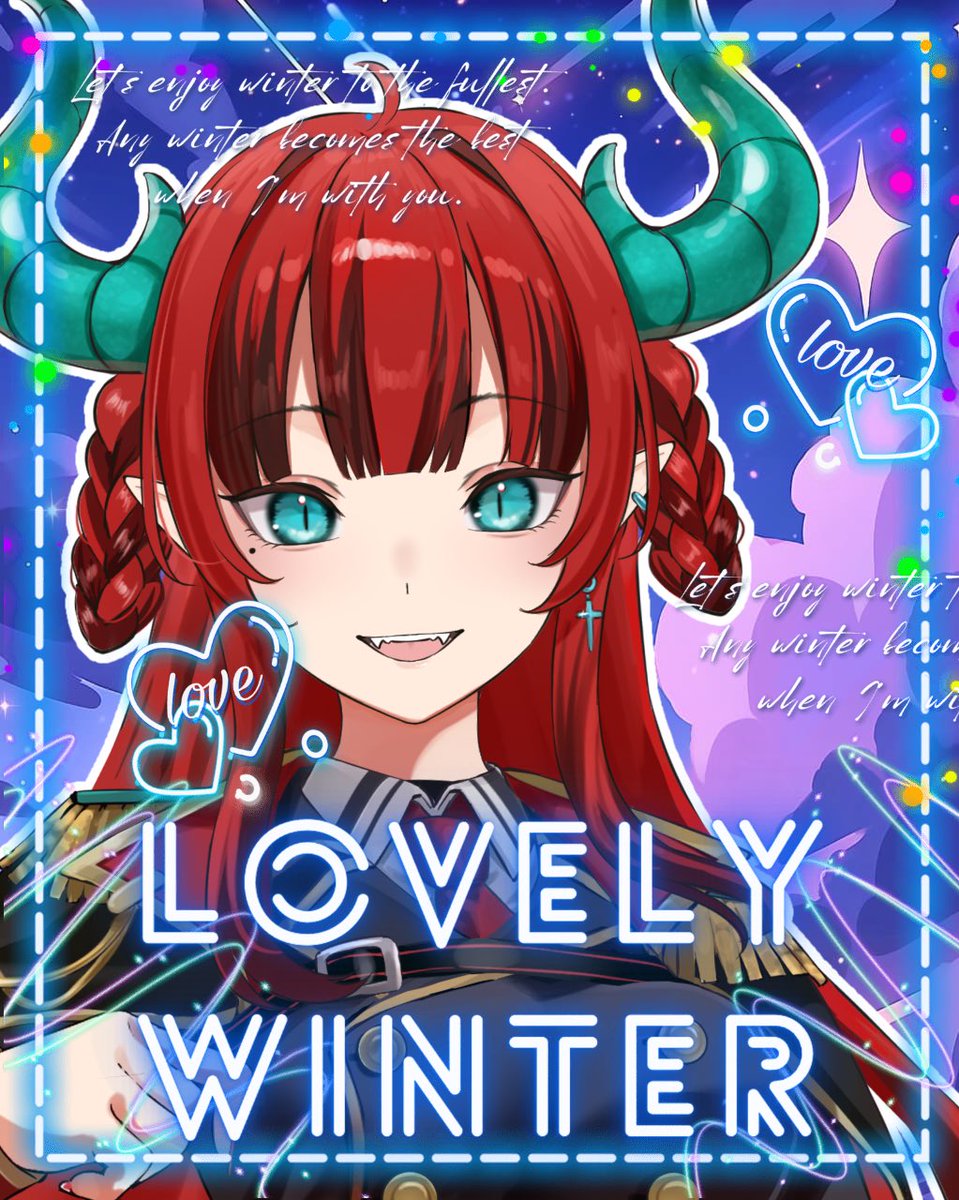 おはぎゃ！☀️

冬、冷えるだけって思いがちだけどイルミネーションもいいよね✨️
そろそろ夜出かけて景色が綺麗な所にお散歩行きたいな💫

みなみなは冬の好きなとこある？
あまは沢山服選べるとこ！
今日はラスラン。みなみな気張ってがんばれ！
心に太陽を！

#おはようVライバー
#おはようVTuber