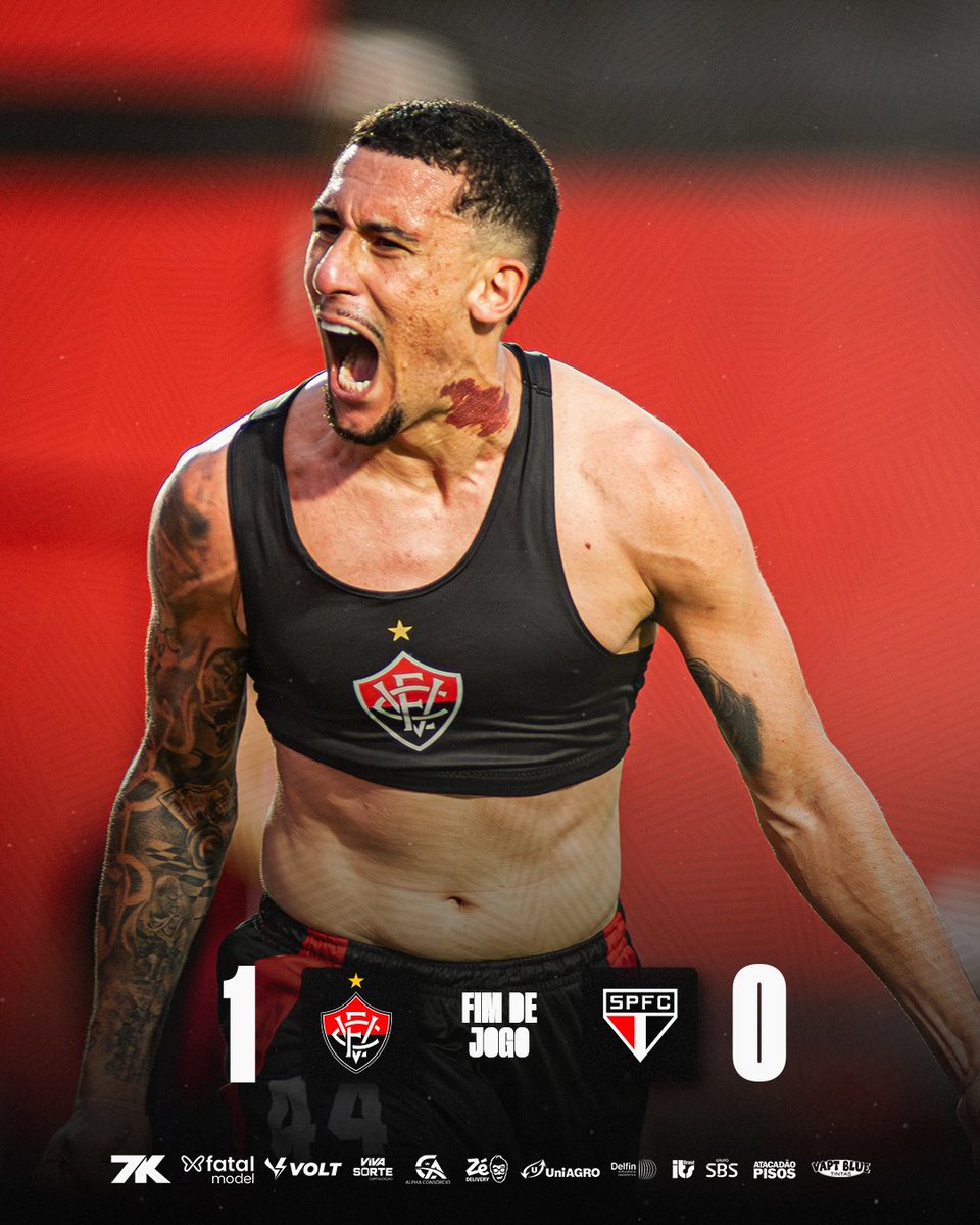 ECVitoria's tweet image. VITÓRIA É PRA QUEM ACREEDIIITAAAAAA!!!! 🦁

Com gol marcado por Baralhas na segunda etapa, o Leão venceu o São Paulo por 1-0 e se livra do rebaixamento.

Aqui é até o fim. Aqui ninguém desiste. O Vitória é pra quem acredita! 🔴⚫️

📸 Victor Ferreira | EC Vitória

#PegaLeão