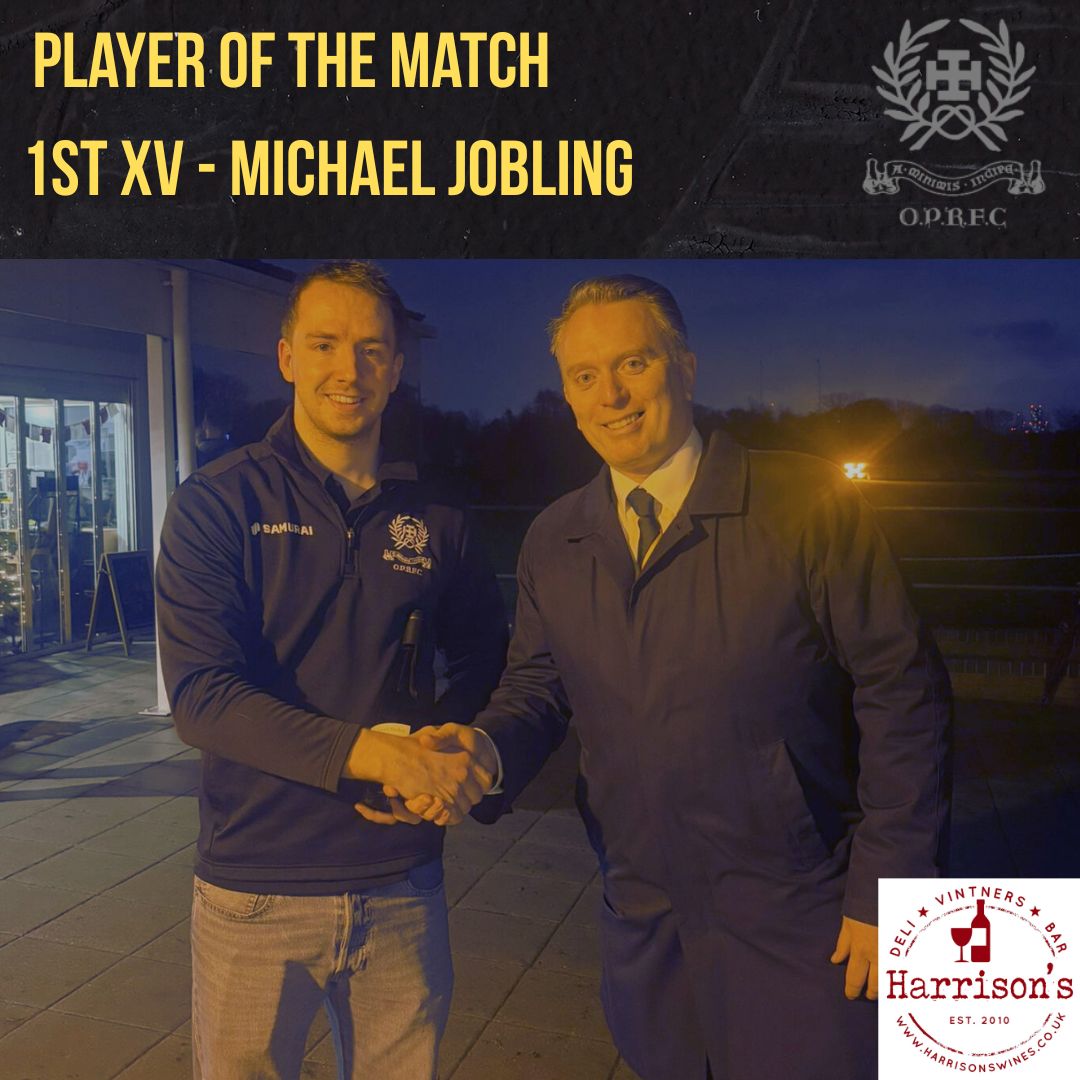 OPRFC's tweet image. 𝐏𝐥𝐚𝐲𝐞𝐫 𝐨𝐟 𝐭𝐡𝐞 𝐌𝐚𝐭𝐜𝐡

𝐌𝐢𝐜𝐡𝐚𝐞𝐥 𝐉𝐨𝐛𝐥𝐢𝐧𝐠

Michael Jobling is presented with a bottle of wine by OPRFC Chairman, Pat Sheehan, for a brilliant performance in both attack and defence against Windsor yesterday afternoon.

Congratulations, Michael!