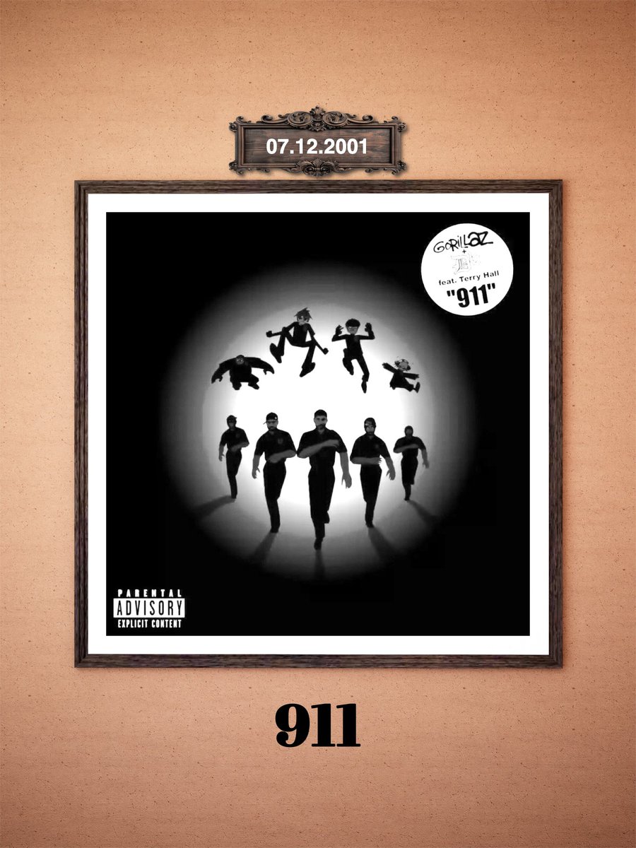 gz_calendar's tweet photo. The track "911" was released on this day 24 years ago!
🗓️07.12.2001🗓️

#gorillaz #gz_calendar https://t.co/THlvaQO9t4