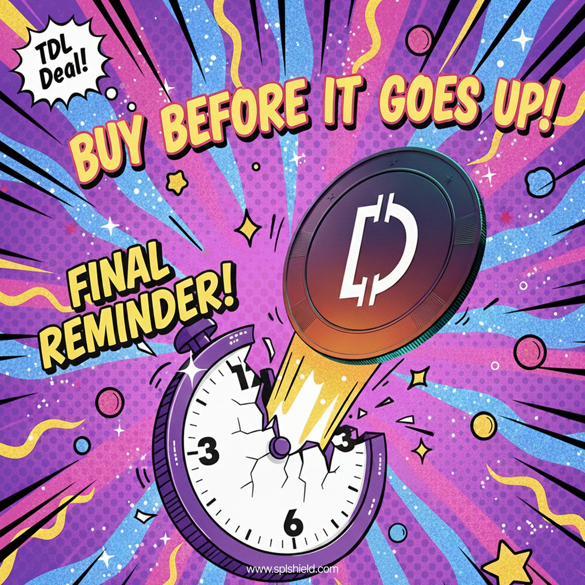 splshield's tweet image. FINAL REMINDER: The window of opportunity is closing. TDL will never be this cheap again. This is your chance to be part of the next blue-chip utility on Solana. Take action.  

BUY: presale.splshield.com  
TG: t.me/splshieldoffic…

#FinalCall #BlueChipCrypto #TDL