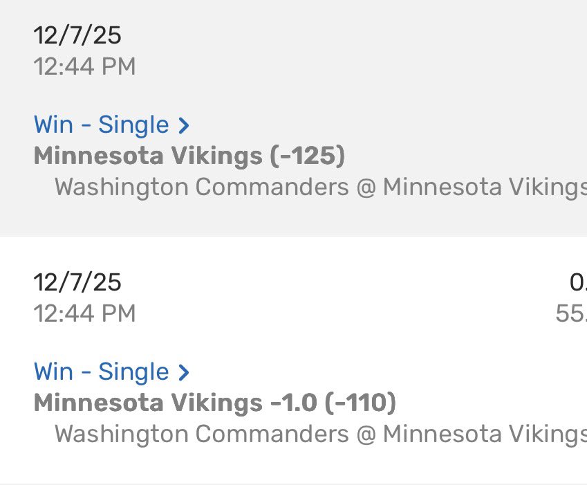 TweetyFades's tweet photo. 40* MIN Vikings ML✅
15* CIN/BUF Over 54✅
15* ATL Falcons +7❌
5* MIN Vikings -1✅
5* NO/TB Over 41.5✅

4-1 #NFL morning slate! 🔥 https://t.co/R6phcK03yP