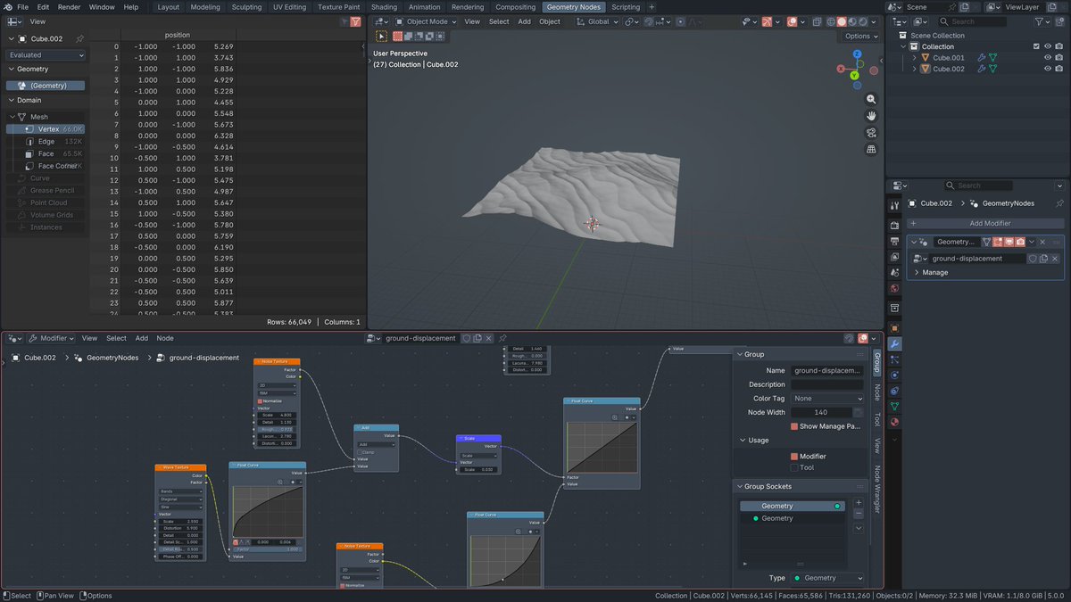 TheVertexForge's tweet photo. I have slept on Geometry Nodes for so long. I feel like a complete dummy now lol https://t.co/Cv2Tz3tkVH
