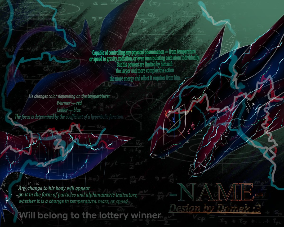 Domek_83's tweet image. Design of a Night Fury personifying physics
(DESIGN FOR LOTTERY ON MY TGC)
You can DM me for commissions 
#designer #designtutorials #art #ArtOfTheDay #physics #HTTYD #nightfury #ArtistOnTwitter #dragons #Dragon