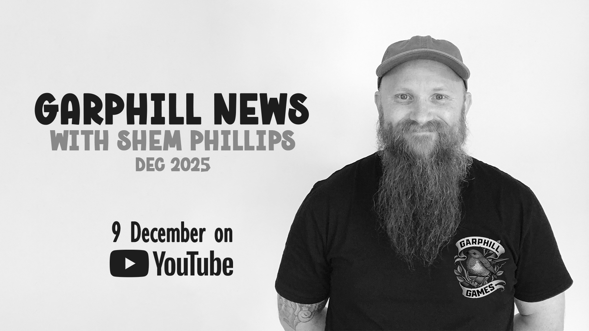 📢 Big news landing tomorrow. Join us on YouTube as Shem announces what’s coming in the first half of 2026, including two exciting new game announcements.

Find our channel: youtube.com/@garphillgames