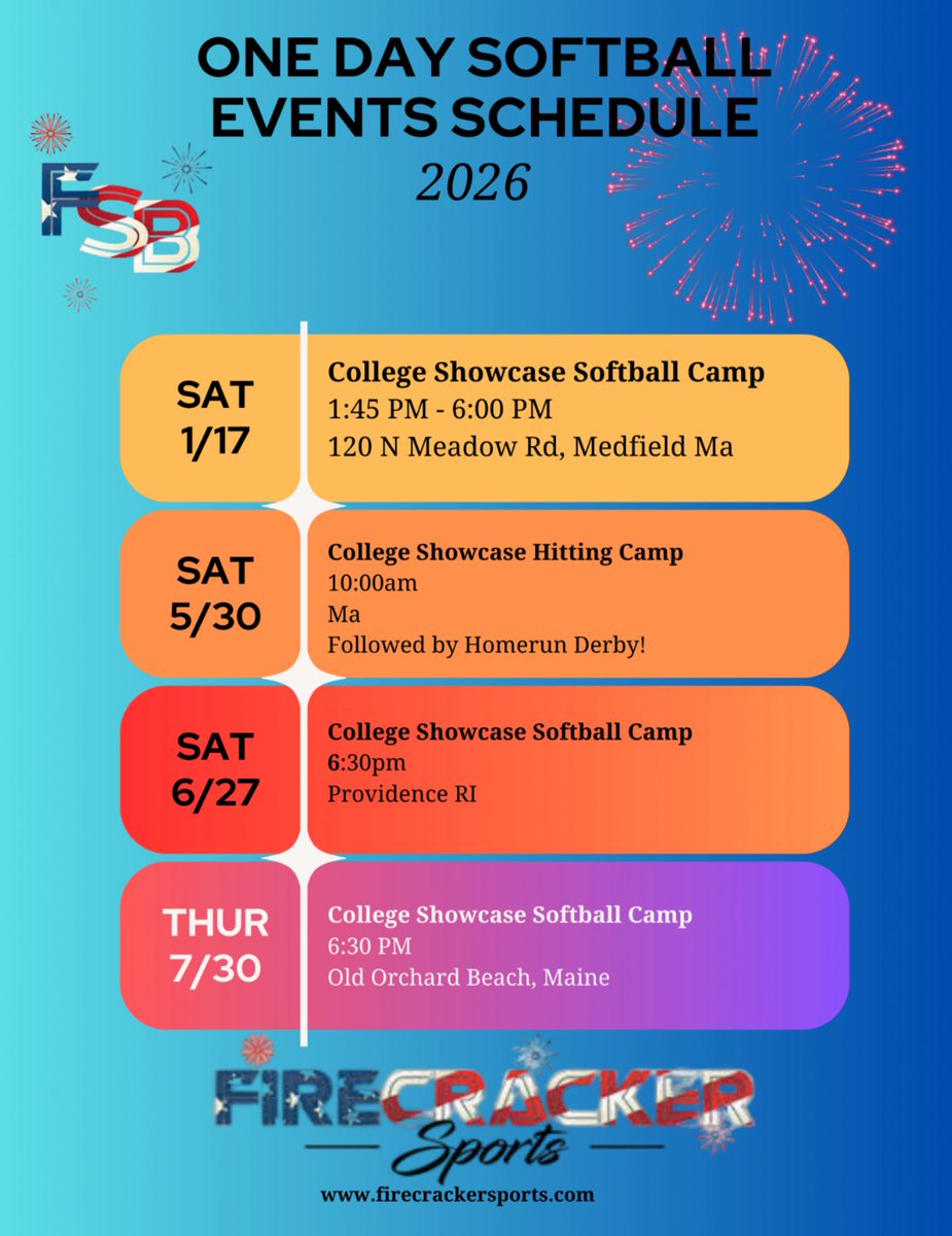 Firecracker Softball tweet media
