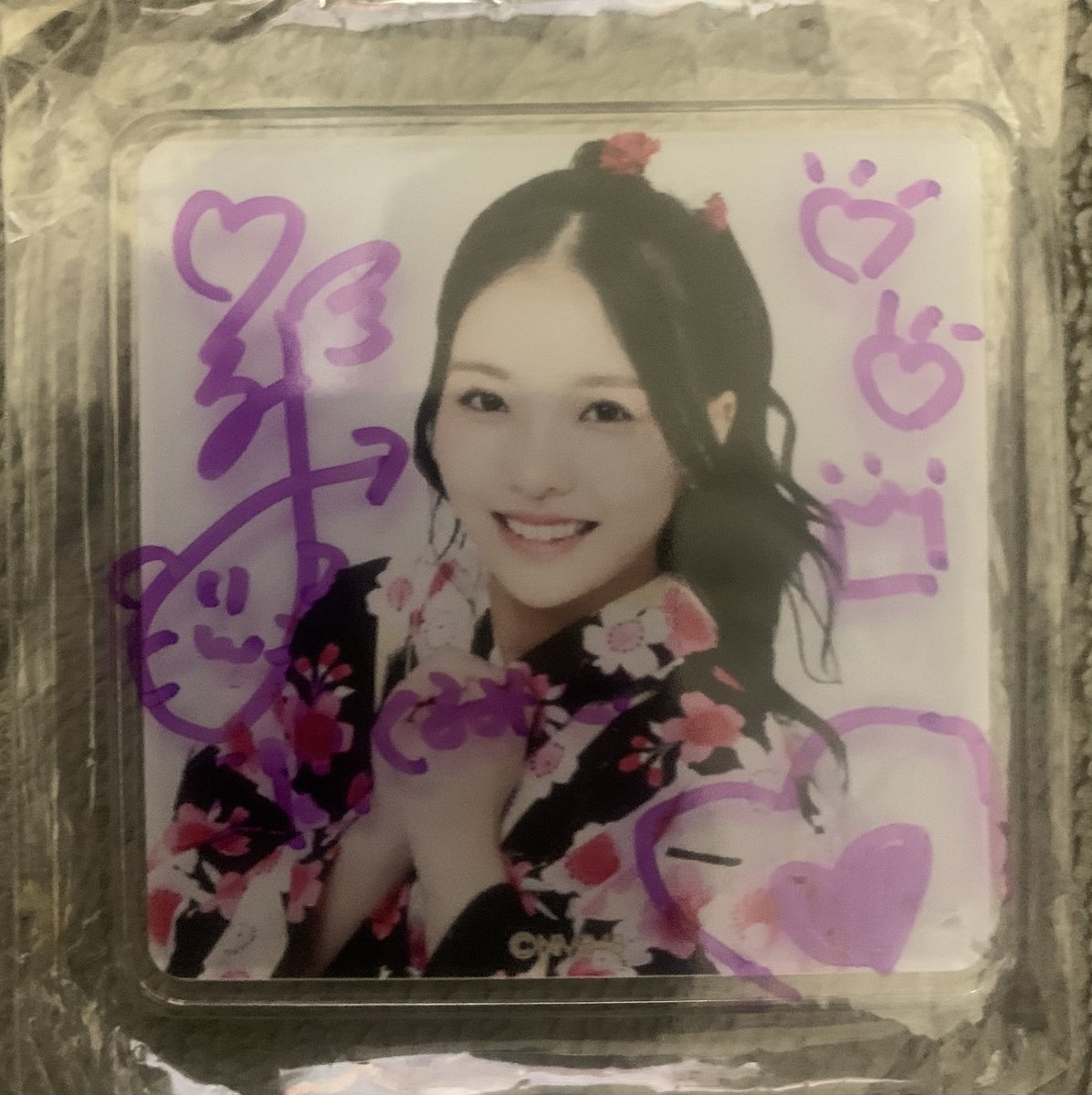 トレードして頂いた、サイン入りマグネット、無事に手元にきました