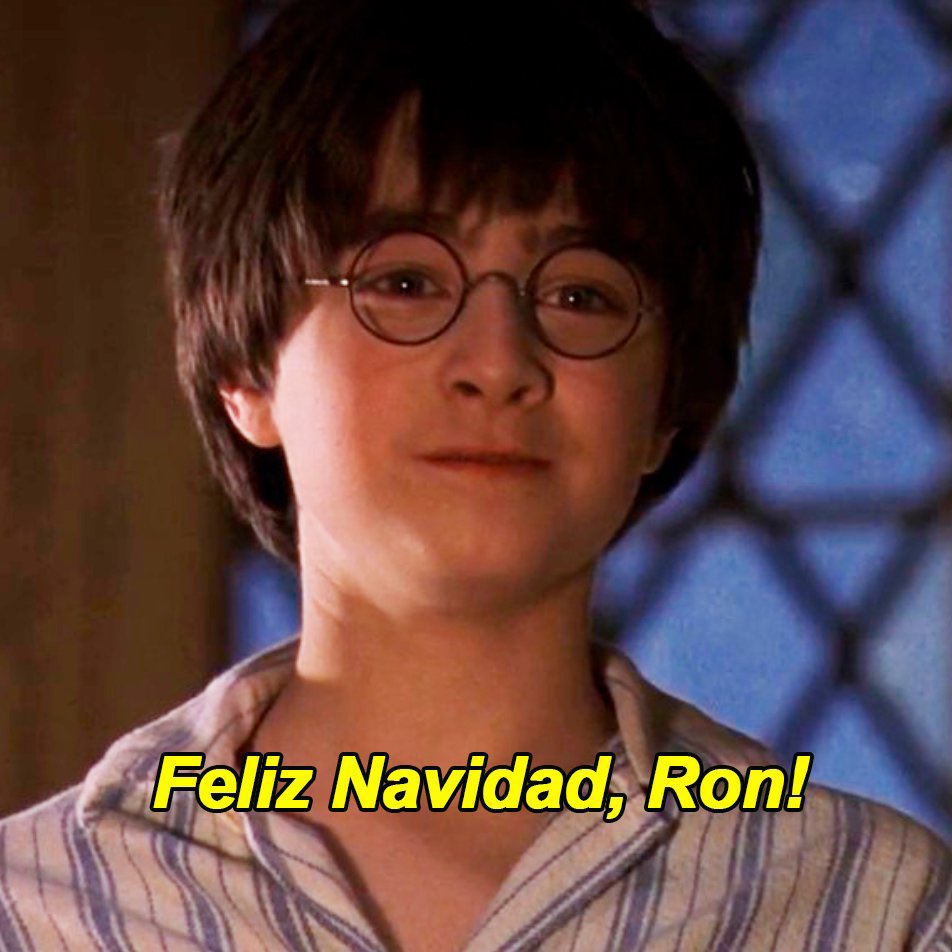 Si empezáis a ver "Harry Potter y la Piedra Filosofal" el 24 de Diciembre (Nochebuena) a las 22:33, Harry y Ron se felicitarán la Navidad a las 00:00.