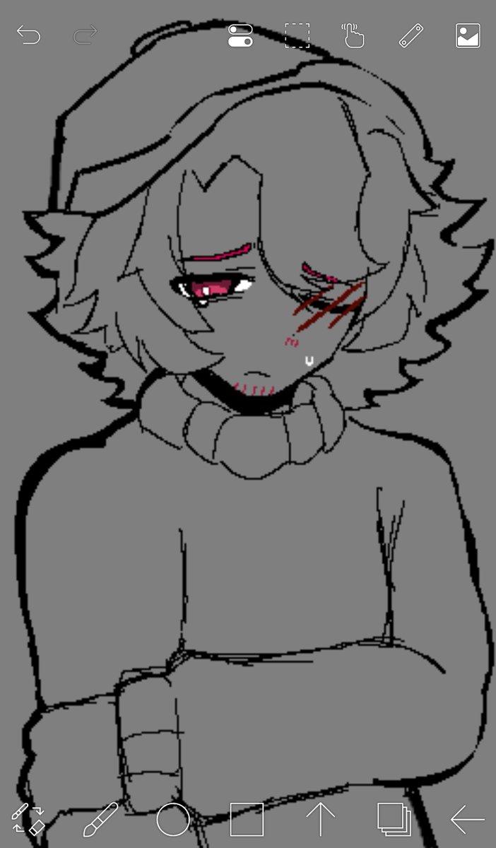 pastanimatic's tweet photo. billboard gijinka before I fully color him in looks really unrecognizable 😭 https://t.co/YP6f9HOmdF