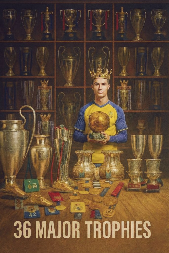 AugmentedSteven's tweet image. Cristiano Ronaldo. 36 Major Trophies. The Most Decorated Player Ever. ⚽🏆
Still the GOAT? 👑 #Ronaldo #CR7 #GOAT #Football”
Agree or disagree? 
@Cristiano @AlNassrFC_EN @goal @433 @ESPNFC