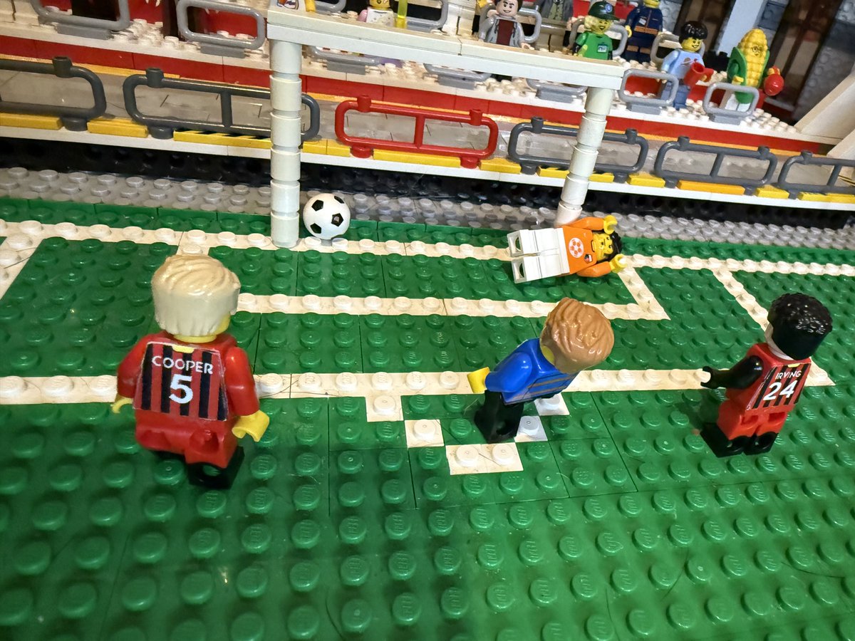 Goal!!!

Brickstal equalise! A quick counter attack sees SNOTS defending 3 against 4 and that never ends well.

SNOTS 2-2 Brickstal Palace