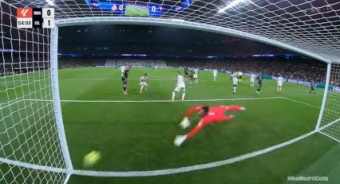 #realmadridvscelta 

Down by one.