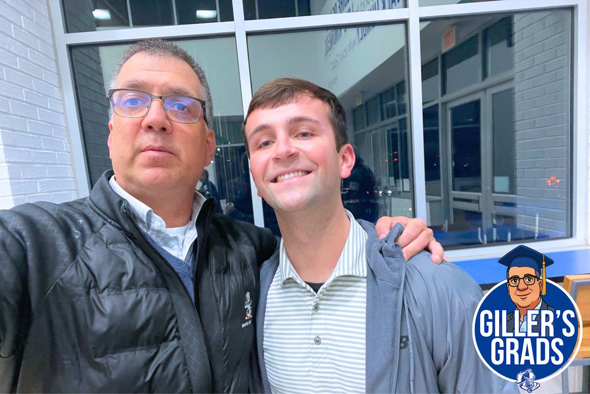 #GillerGrad Blake Violette '21 was spotted at a CCS basketball game to cheer on the Knights! 🏀 We love seeing our alumni back on campus. #foreveraKnight💙🤍
