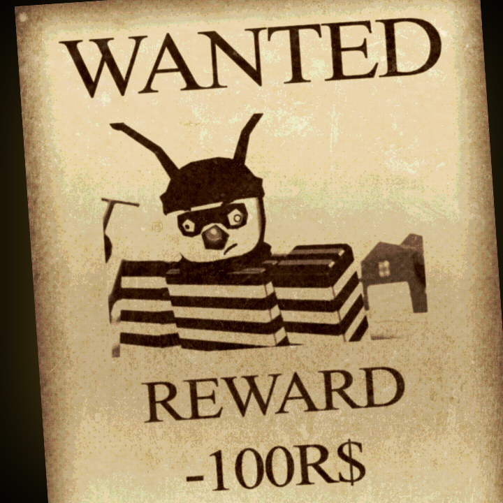 Bubble Bee Burglar is on the looooose!!!!!

GO FIND HIM NOW!!!
roblox.com/catalog/116876…