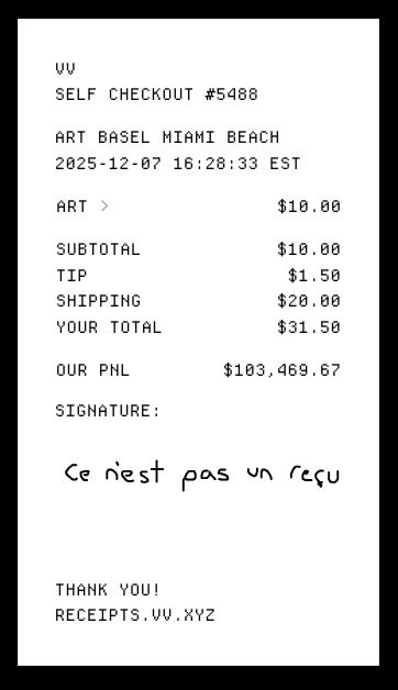 This is not a receipt