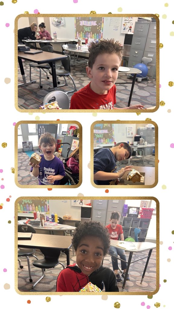 Mrs. Houk’s class jumped into the holiday spirit today with a full Gingerbread Adventure!  Students were constructive and creative, making ornaments and building adorable gingerbread houses. We ended the day with gingerbread cookie tasting! 

#19WESPRIDE    #19EveryStudent