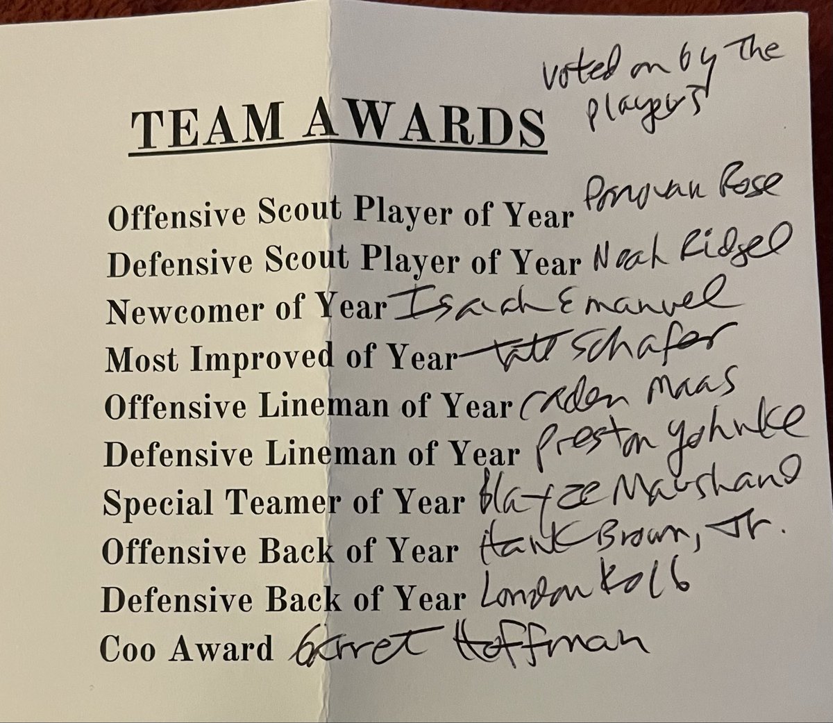 The <a href="/USFCougarsFB/">USF Football</a> team put a wrap on the just completed 7-4 season this afternoon. Great to be in attendance!