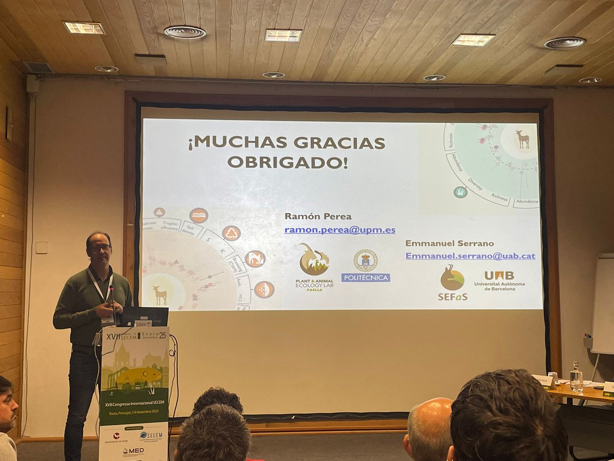 paella_lab's tweet photo. Presentando los resultados del Proyecto Incremento/Restaura y los resultados de tesis de Mariana @UniAveiro en en XVII Congreso Ibérico de Mamíferos @secem https://t.co/9aCKgM5EKC